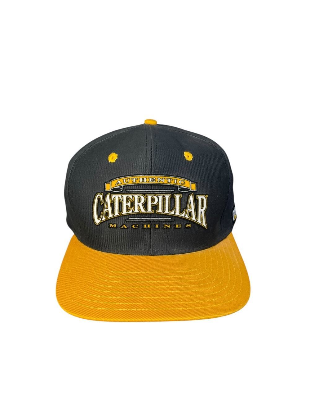 Caterpillar Authentic Machines Black/Yellow OSFA SnapBack Hat